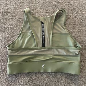 Zyia Olive Green All Star Bra, size M